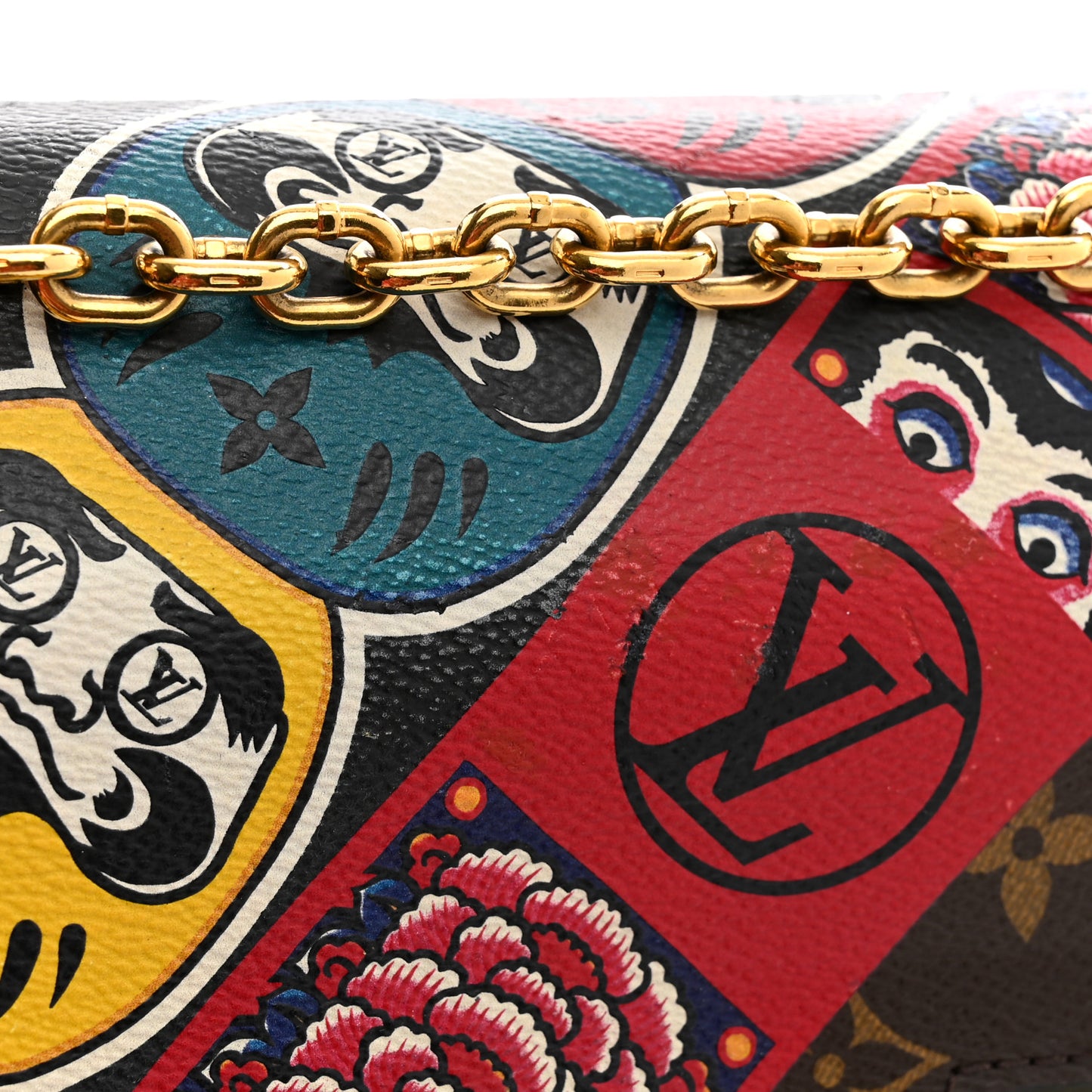 Epi Monogram Kabuki Twist Shoulder Bag MM Green