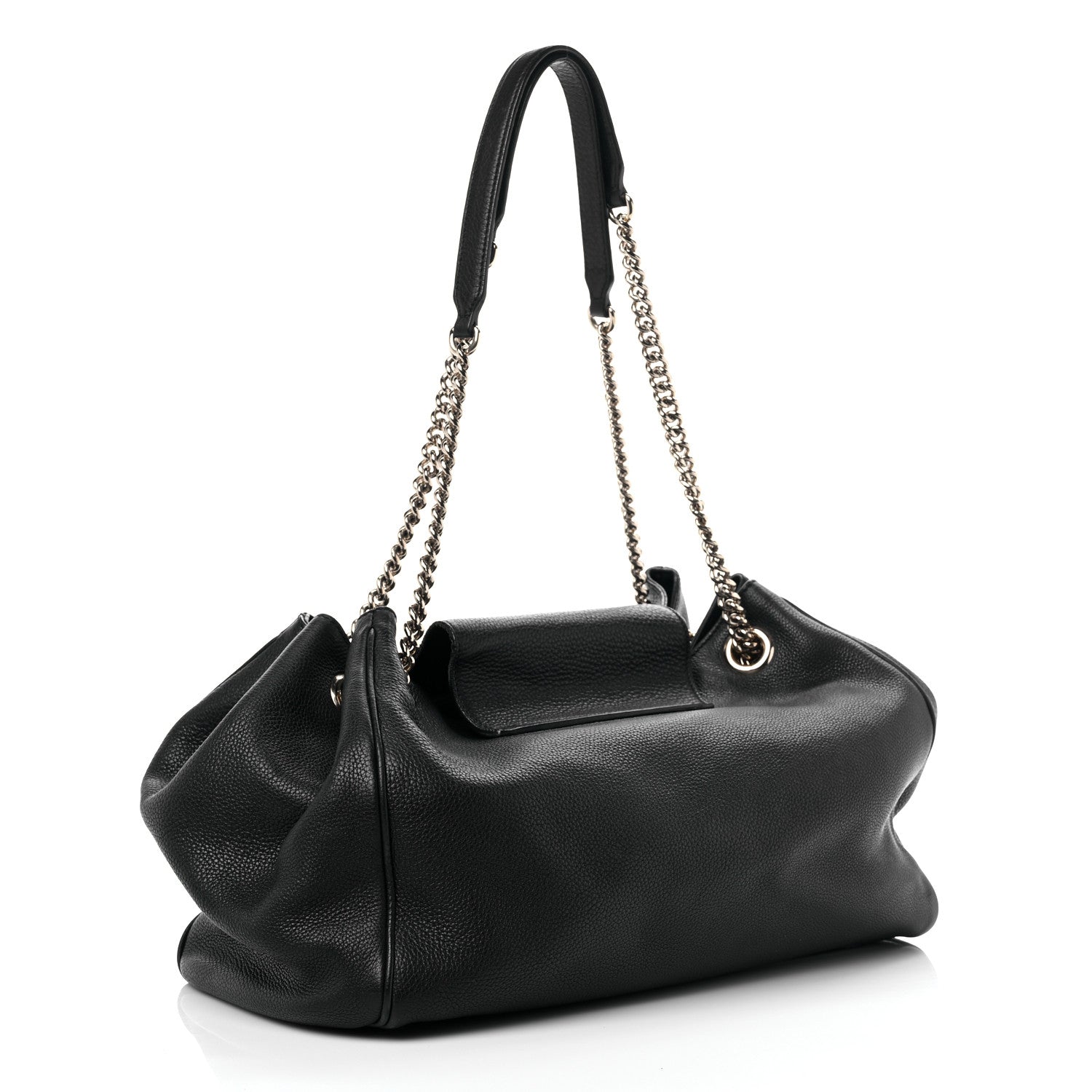 Gucci Calfskin Medium Emily Shoulder Bag Black 3 of 18