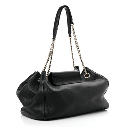 Gucci Calfskin Medium Emily Shoulder Bag Black 3 of 18