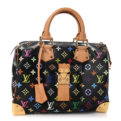 Louis Vuitton Monogram Multicolor Speedy 30 Black 1 of 11