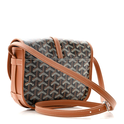 Goyard Goyardine Belvedere II PM Messenger Bag Black Gold 3 of 13