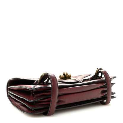 Bottega Veneta French Calfskin Intrecciato City Knot Bag Burgundy 4 of 9
