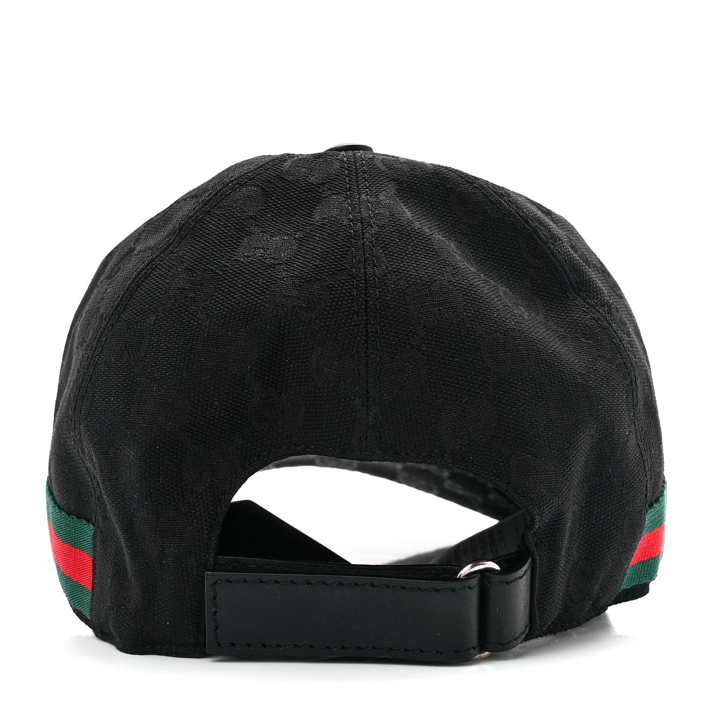 Monogram Web Baseball Hat M Black