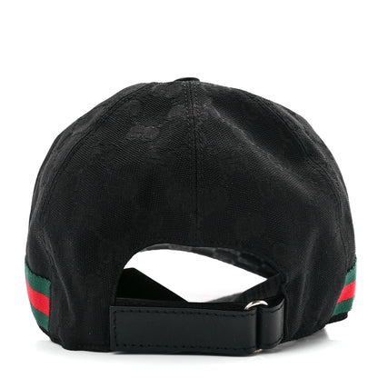 Gucci Monogram Web Baseball Hat M Black 5 of 10