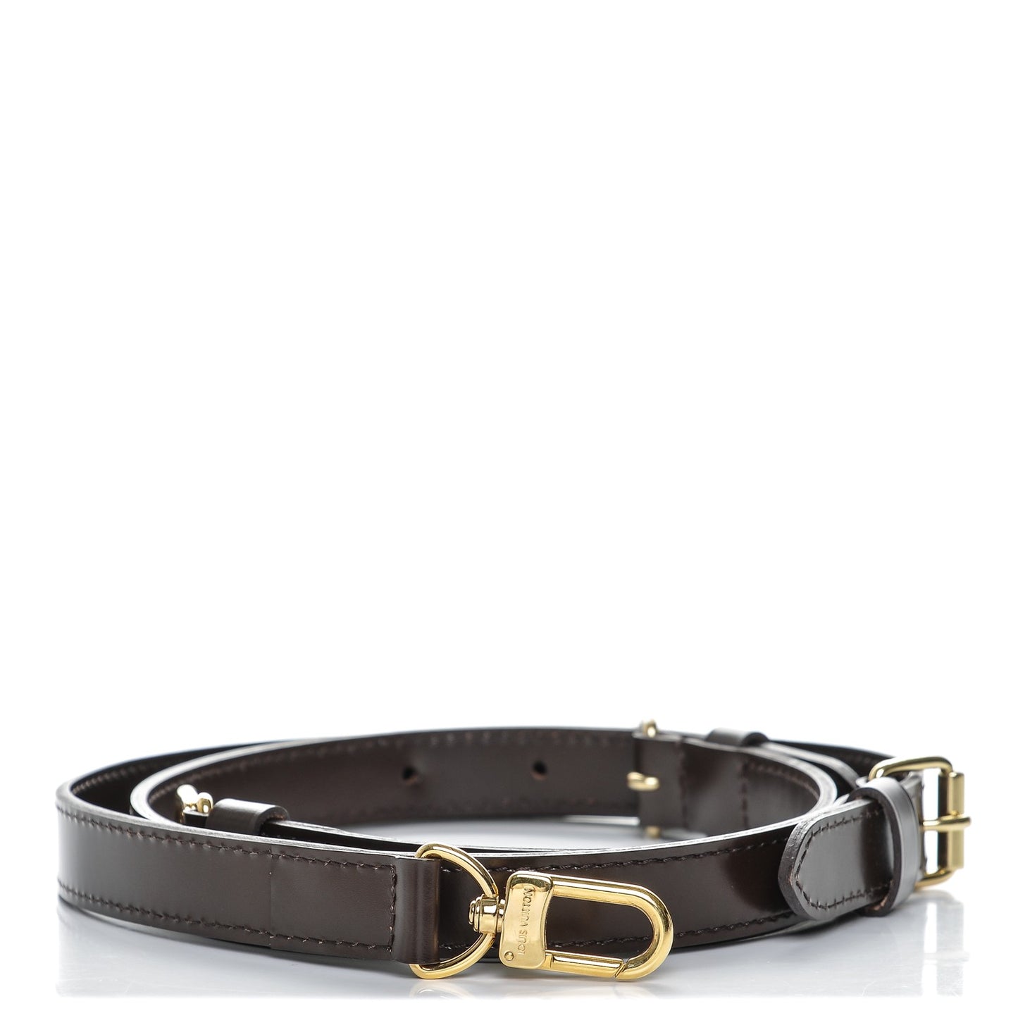 Calfskin Adjustable Speedy Bandouliere Shoulder Strap Brown
