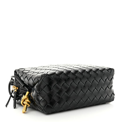Bottega Veneta Polished Nappa Intrecciato Knot Small Loop Crossbody Bag Space 4 of 9