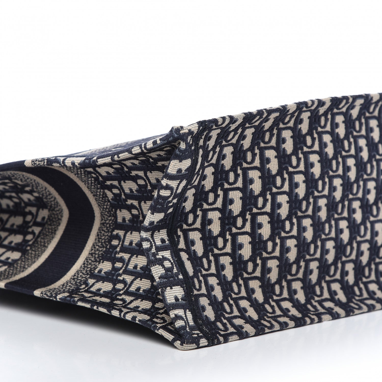 Christian Dior Oblique Book Tote Blue Multicolor 6 of 9