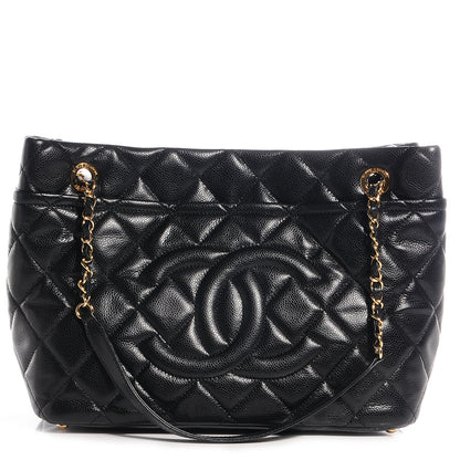 Chanel Soft Caviar Large CC Timeless Tote Black 1 of 16