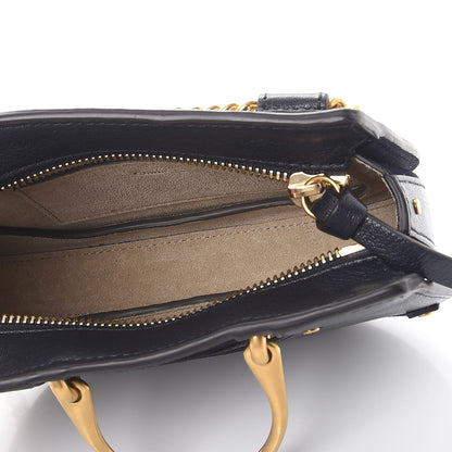 Chloe Calfskin Suede Mini Pixie Signature Belt Bag Full Blue 6 of 10