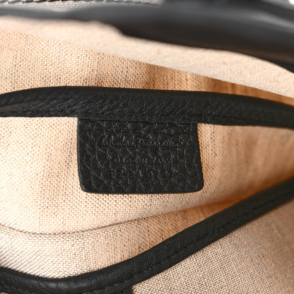 Salvatore Ferragamo Canvas 1927 Signature Tote Beige Black 6 of 9