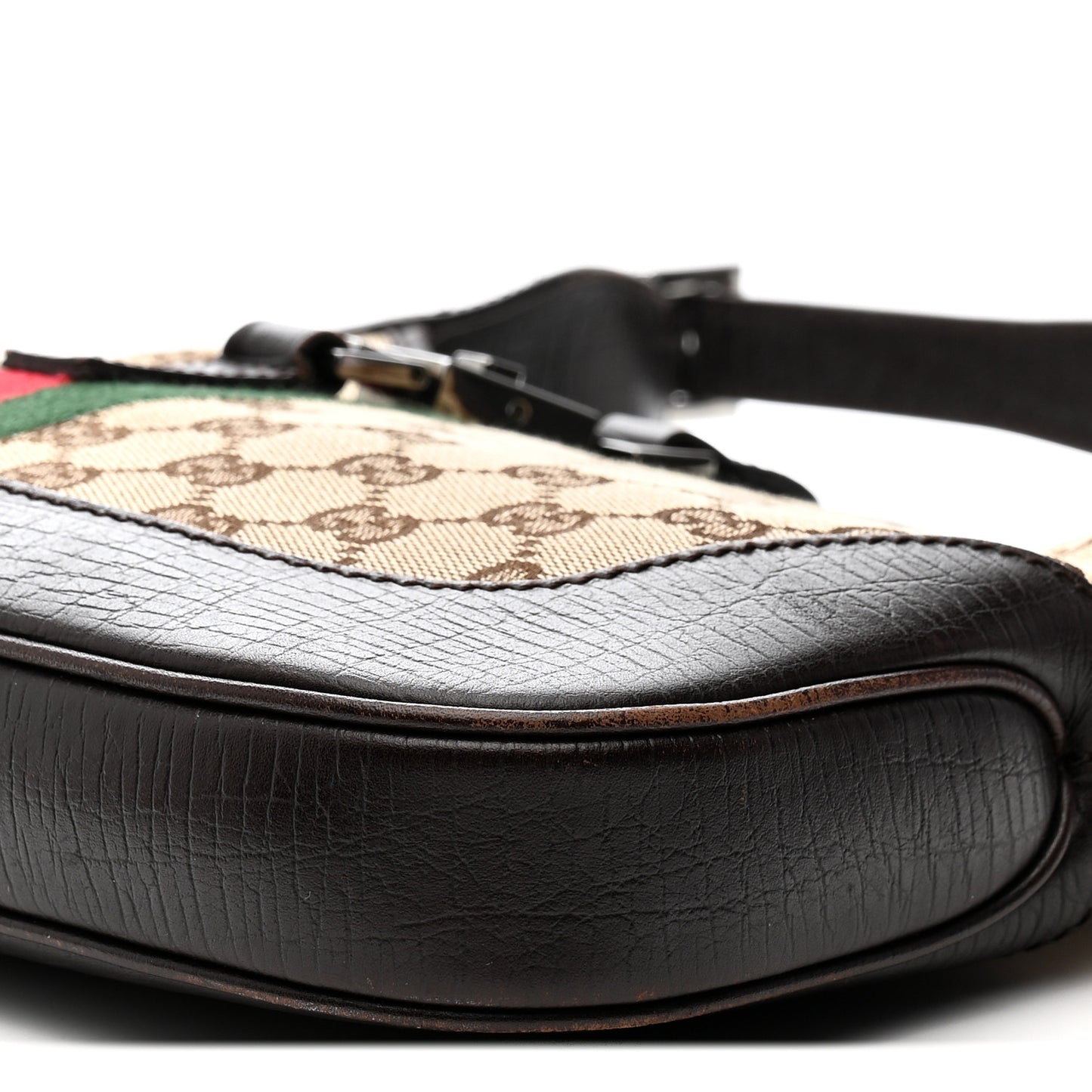 Monogram Web Jackie O Hobo Dark Brown