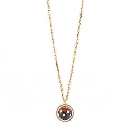Louis Vuitton Magnetic Pendant Necklace Black 1 of 8