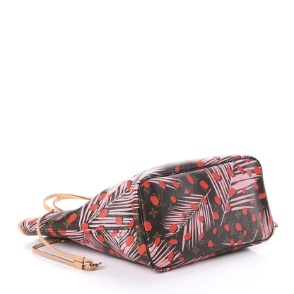 Louis Vuitton Monogram Jungle Dots Neo Neverfull MM Sugar Pink Poppy 4 of 9