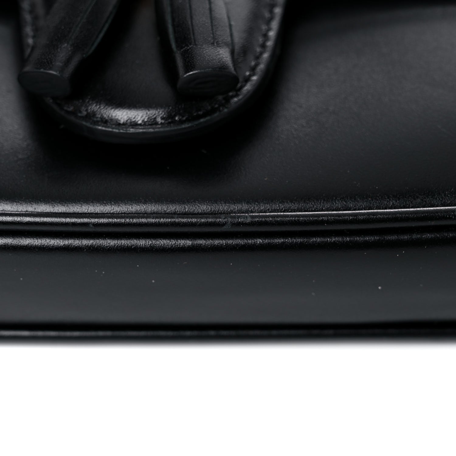 Celine Smooth Calfskin Tassel Belt Bag Black 14 of 19