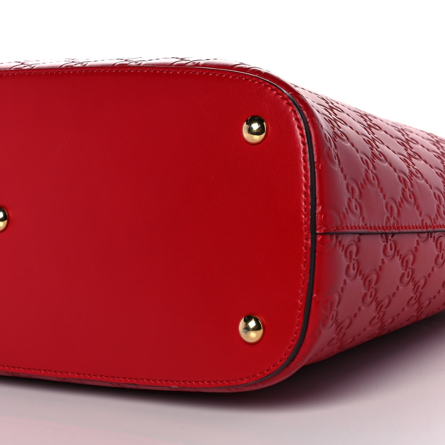 Gucci Guccissima Linea A Hobo Red 8 of 9
