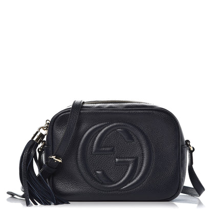 Gucci Pebbled Calfskin Small Soho Disco Bag Blue 1 of 7