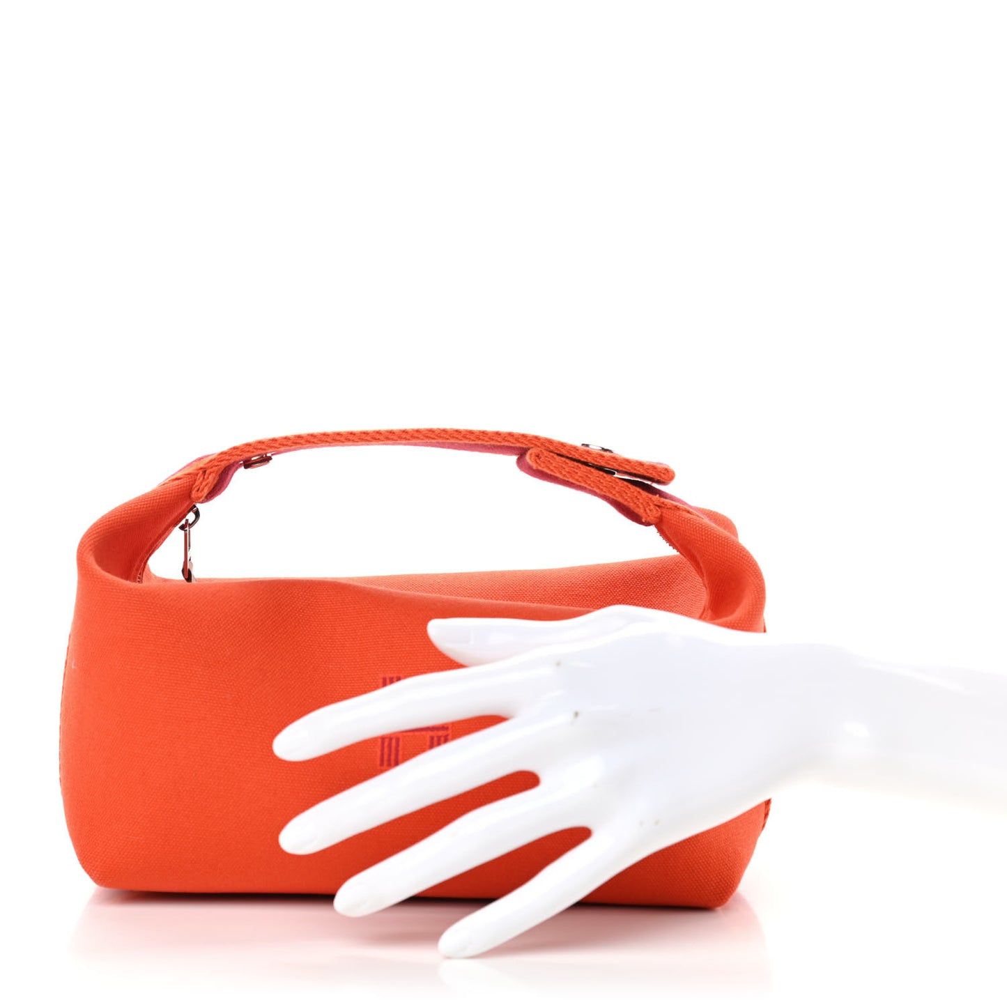 Canvas Small Bride-A-Brac Pouch Orange Burgundy