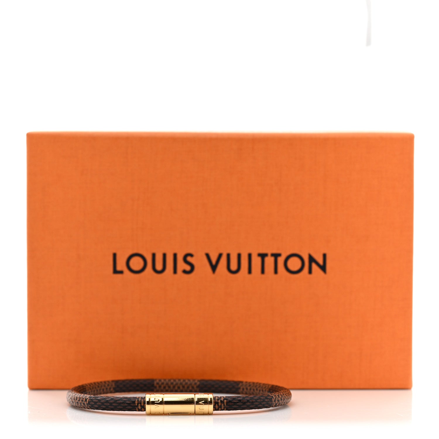 Louis Vuitton Damier Ebene Keep It Bracelet 5 of 5