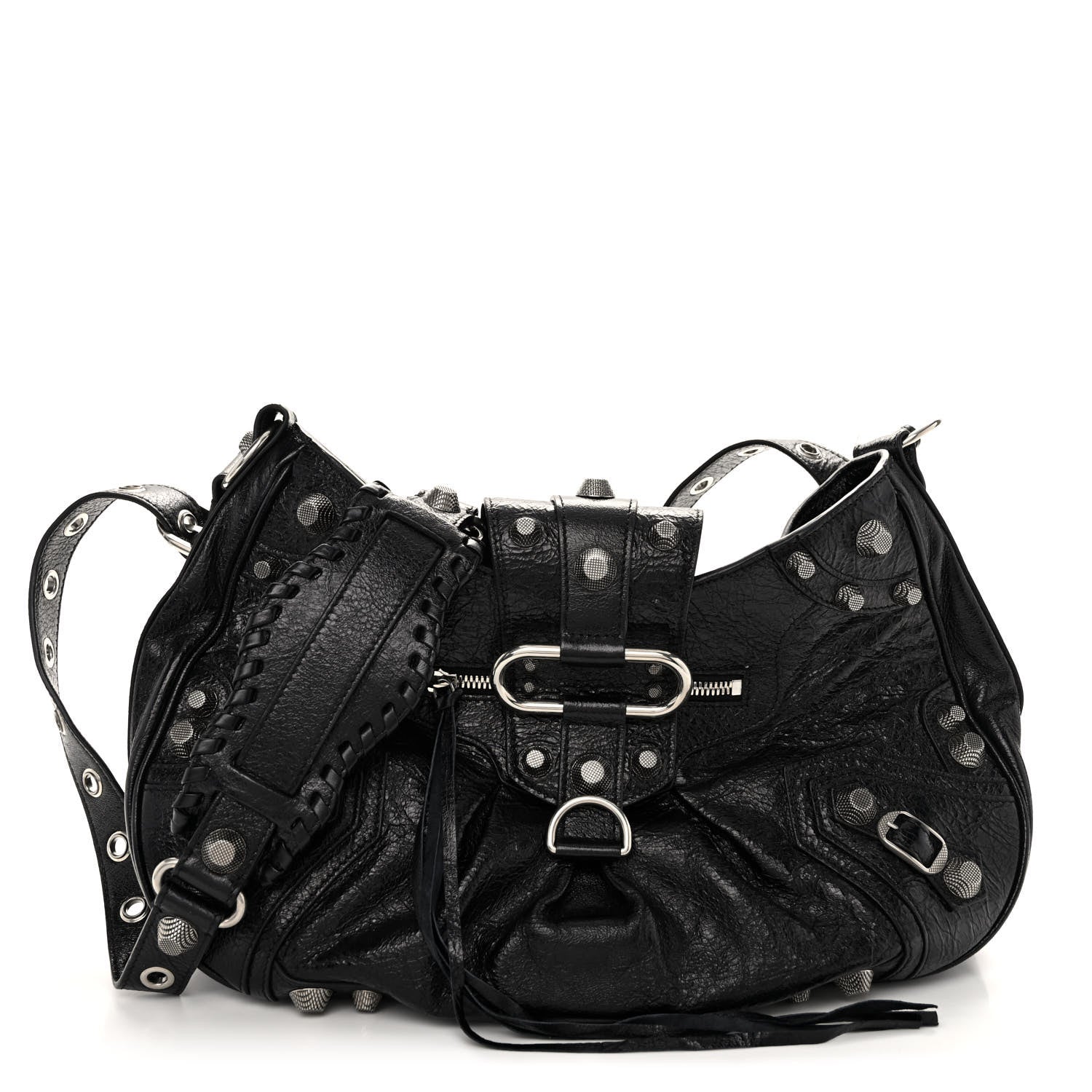Balenciaga Agneau Arena Medium Le Cagole Shoulder Bag Black 3 of 18