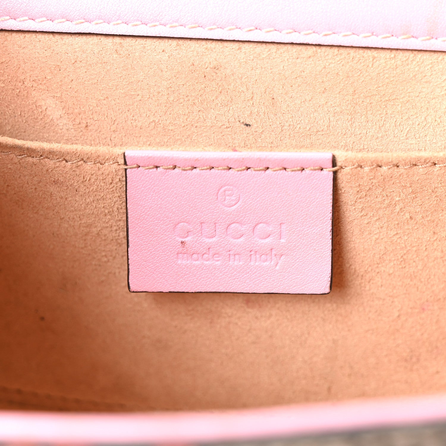 Gucci GG Supreme Monogram Strawberry Small Padlock Shoulder Bag 6 of 10