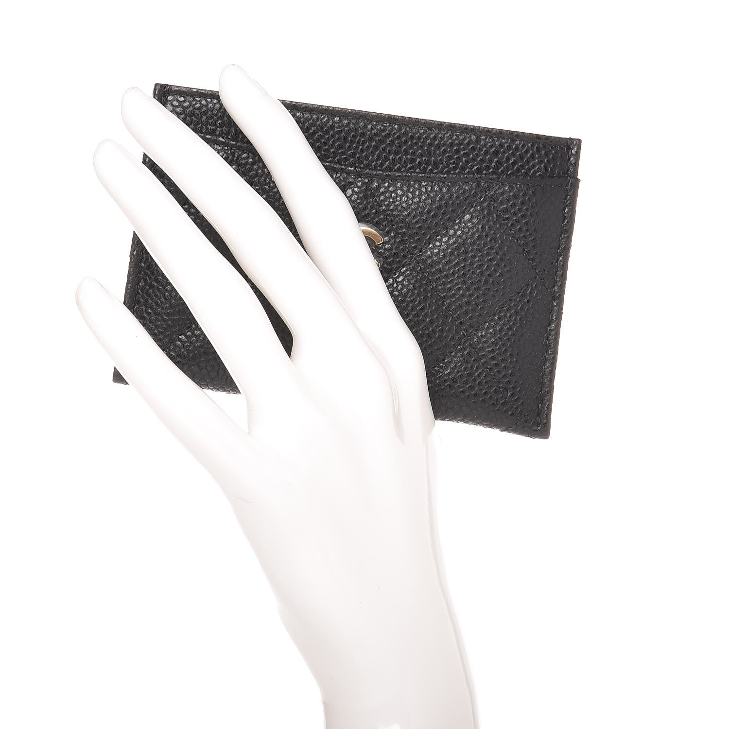 Chanel Caviar Quilted Card Holder Black 2 of 8