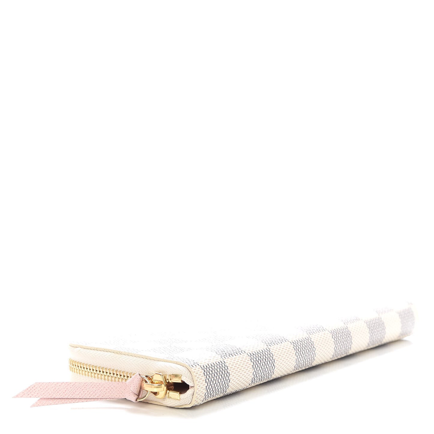 Damier Azur Clemence Wallet Rose Ballerine