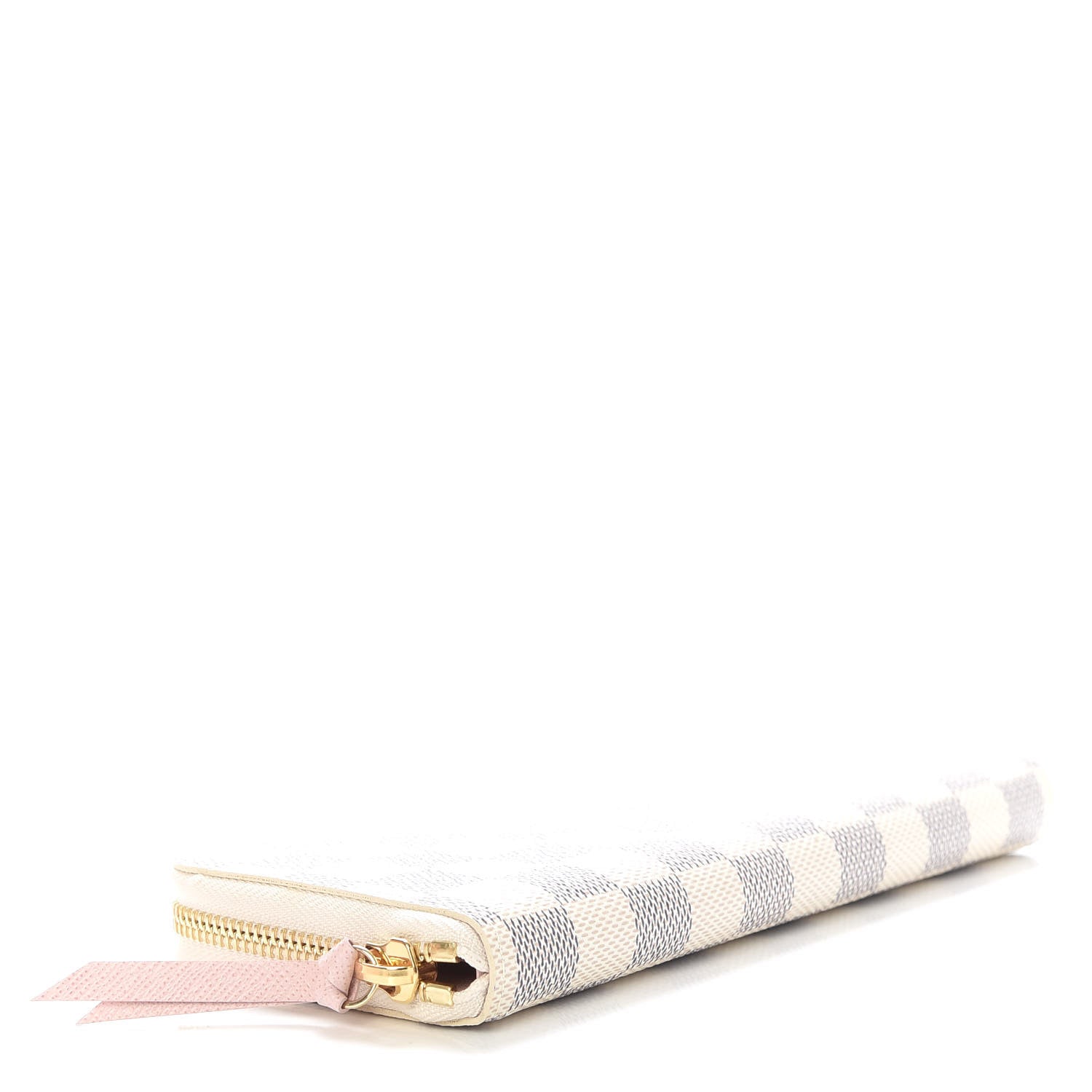 Louis Vuitton Damier Azur Clemence Wallet Rose Ballerine 4 of 8