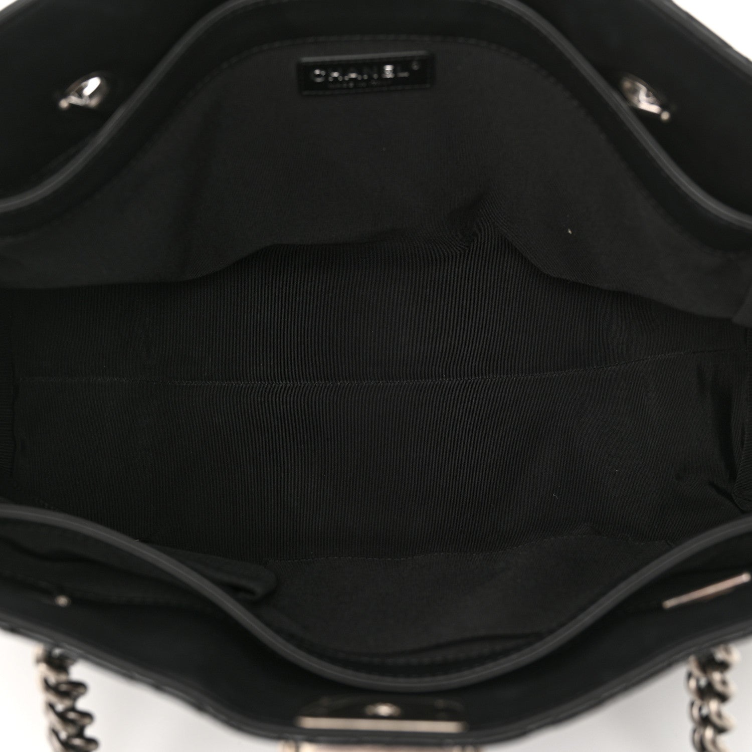 Chanel Patent Quilted Reverso Boy Tote Black 5 of 10