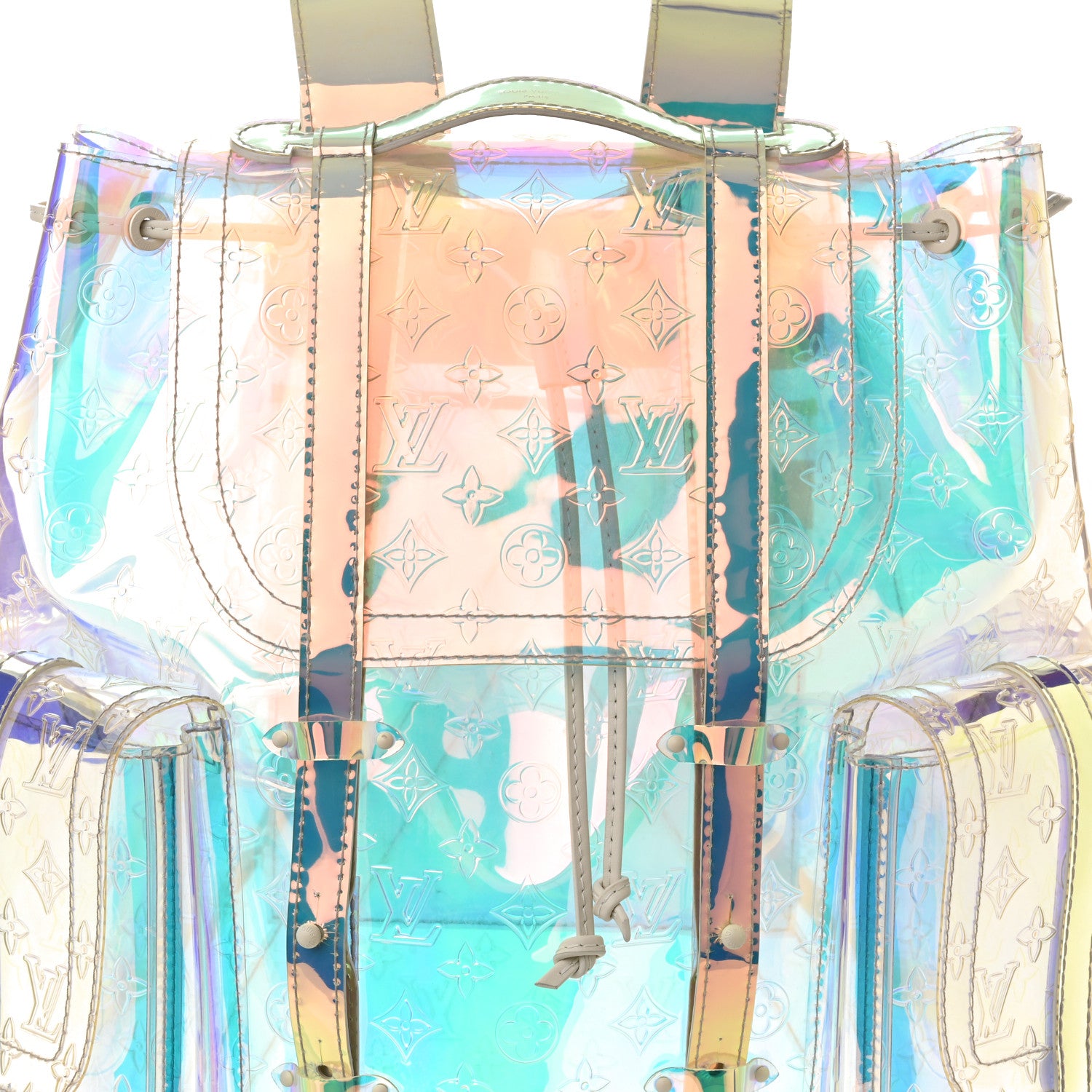 Louis Vuitton PVC Monogram Christopher Backpack GM Iridescent Prism 8 of 12