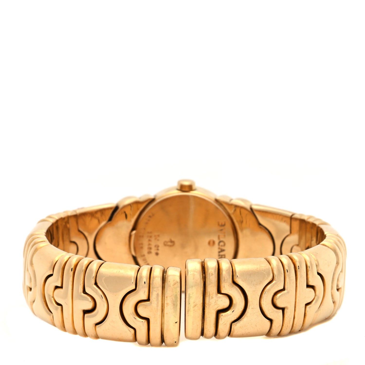 Bulgari 18K Yellow Gold 20mm Parentesi Quartz Watch 3 of 5