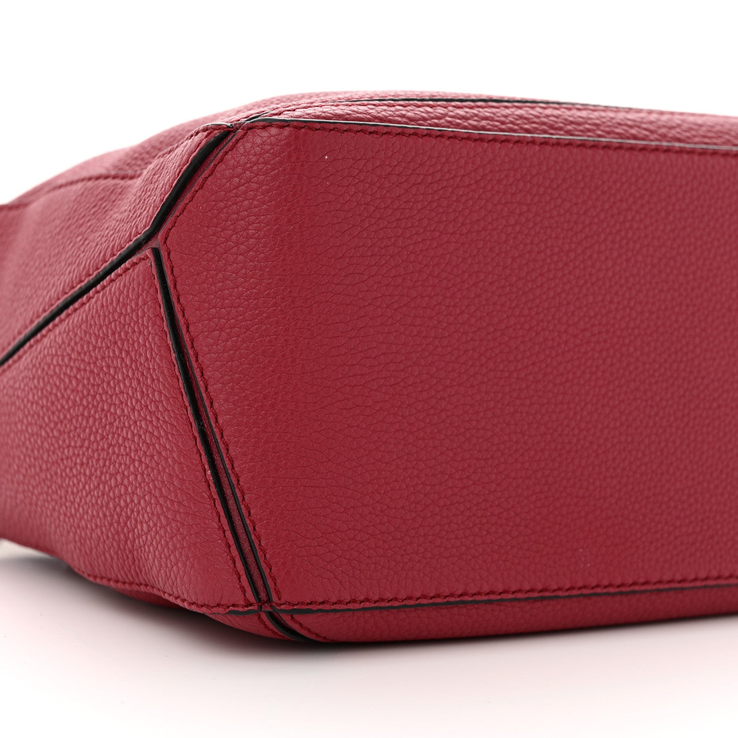 Loewe Calfskin Small Puzzle Bag Raspberry 9 of 11