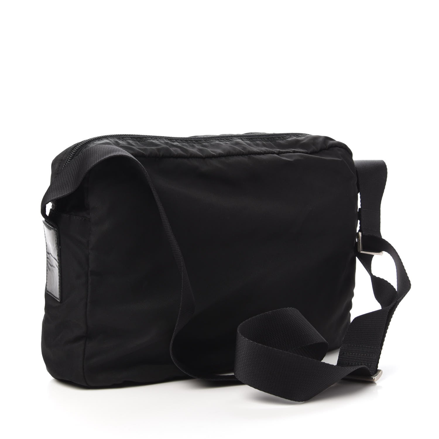 Prada Nylon Vela Messenger Bag Black 3 of 10
