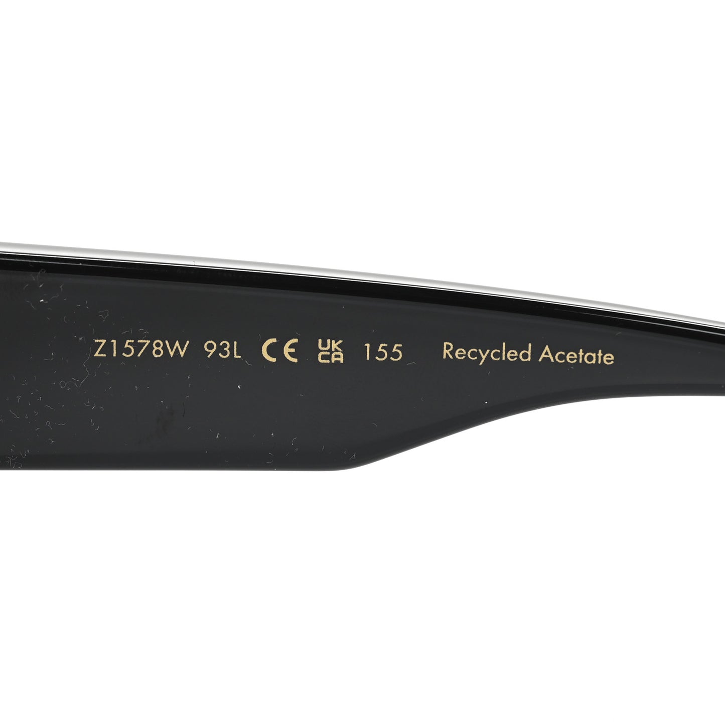 Acetate Swarovski Crystal Cyclone Sunglasses Z1578W Black