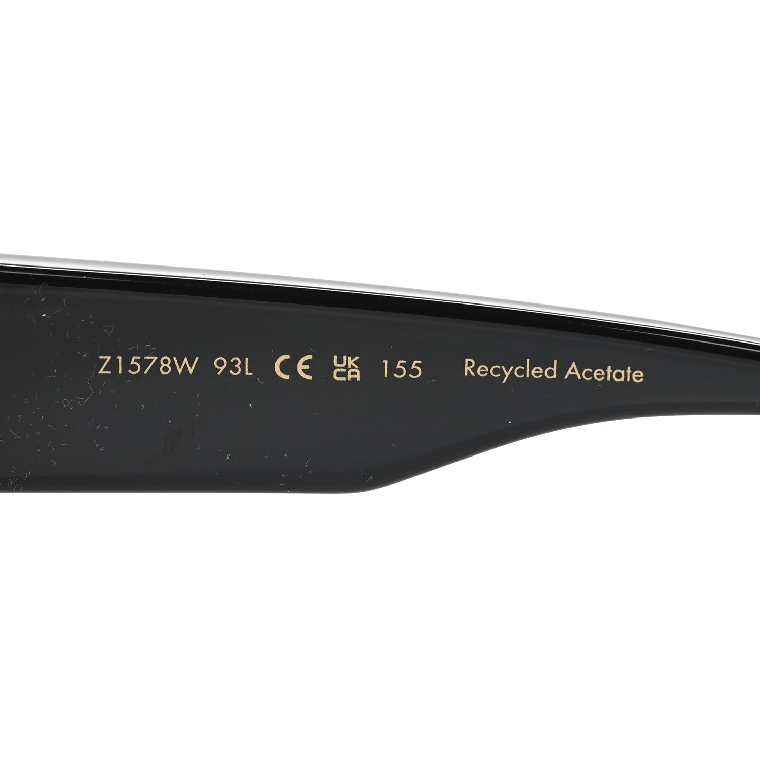 Louis Vuitton Acetate Swarovski Crystal Cyclone Sunglasses Z1578W Black 6 of 8