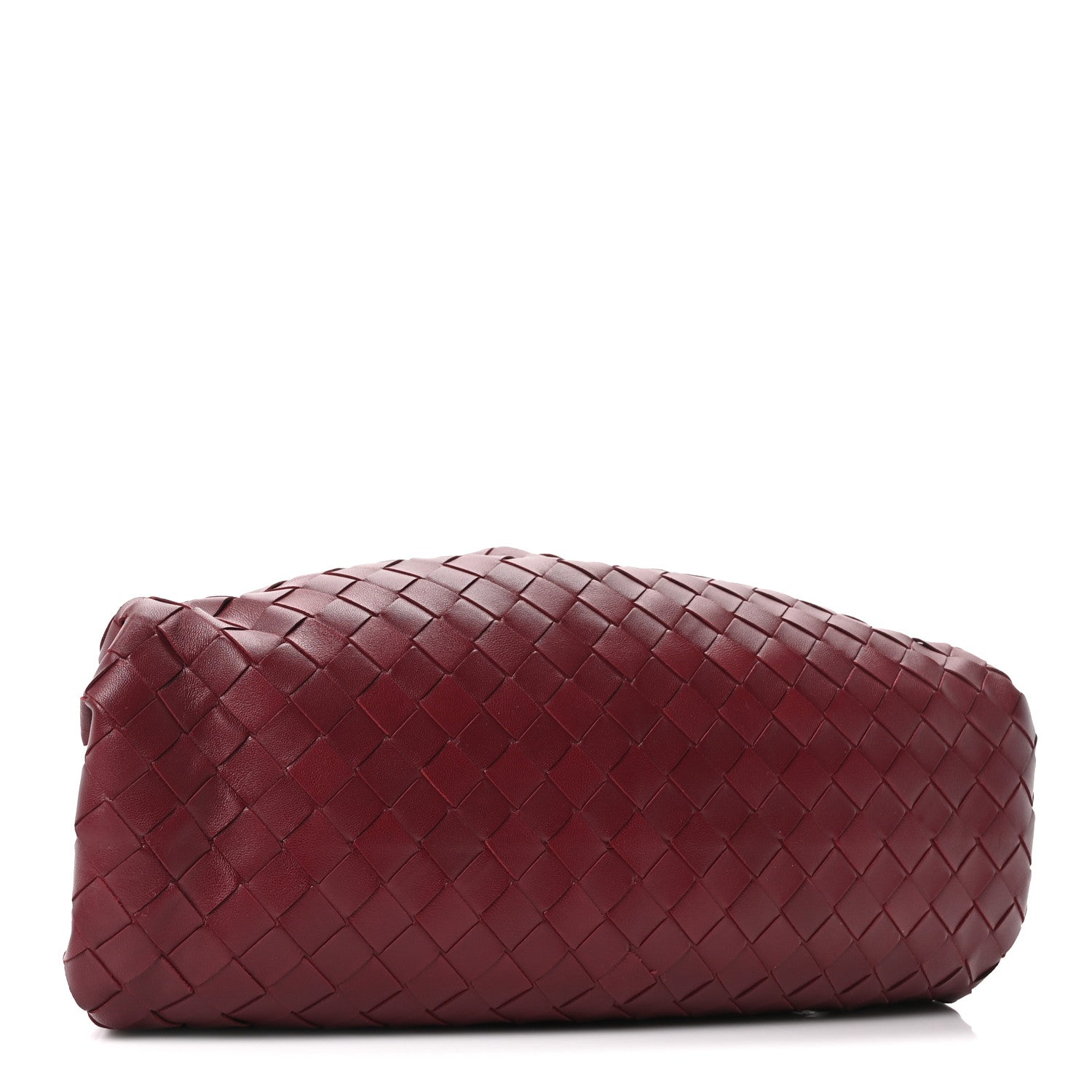 Bottega Veneta Nappa Maxi Intrecciato The Pouch Oversized Clutch Bordeaux 4 of 10