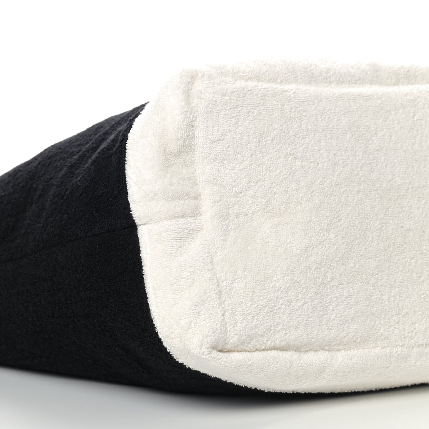 Terry Cotton CC Beach Tote Towel Set Black White