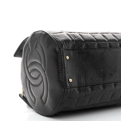 Chanel Lambskin Quilted Chocolate Bar Shoulder Bag Black 9 of 16