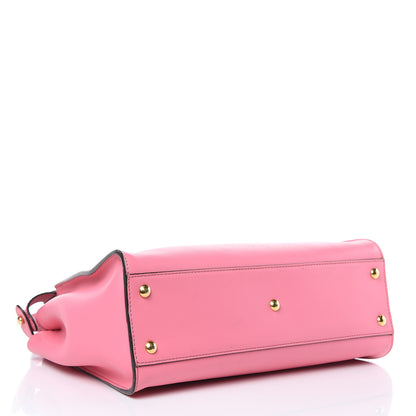 Fendi Vitello Seta Medium Peekaboo Iconic Satchel Pink 4 of 16