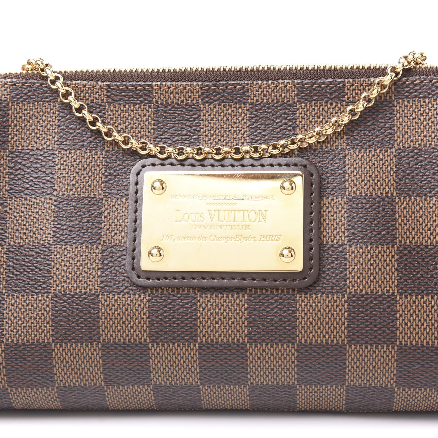 Damier Ebene Eva Clutch