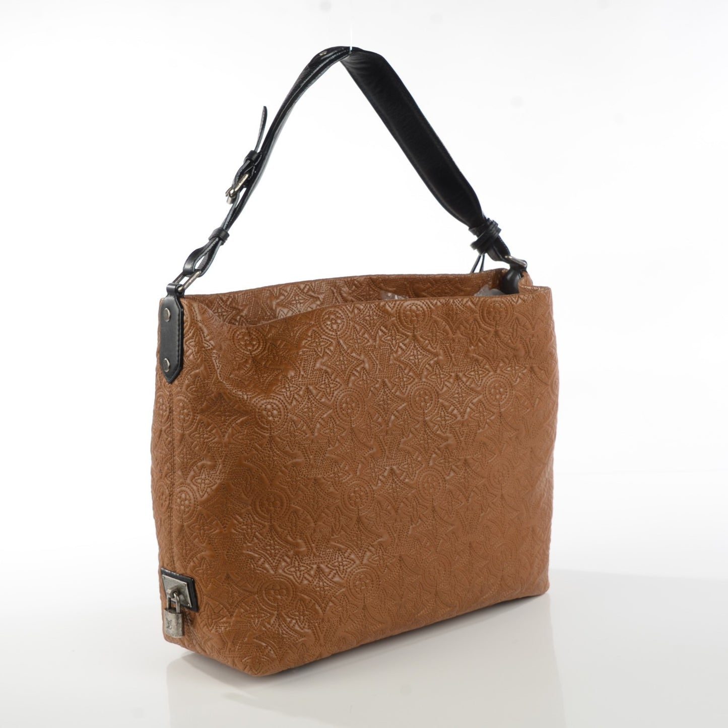 Lambskin Antheia Hobo PM Caramel