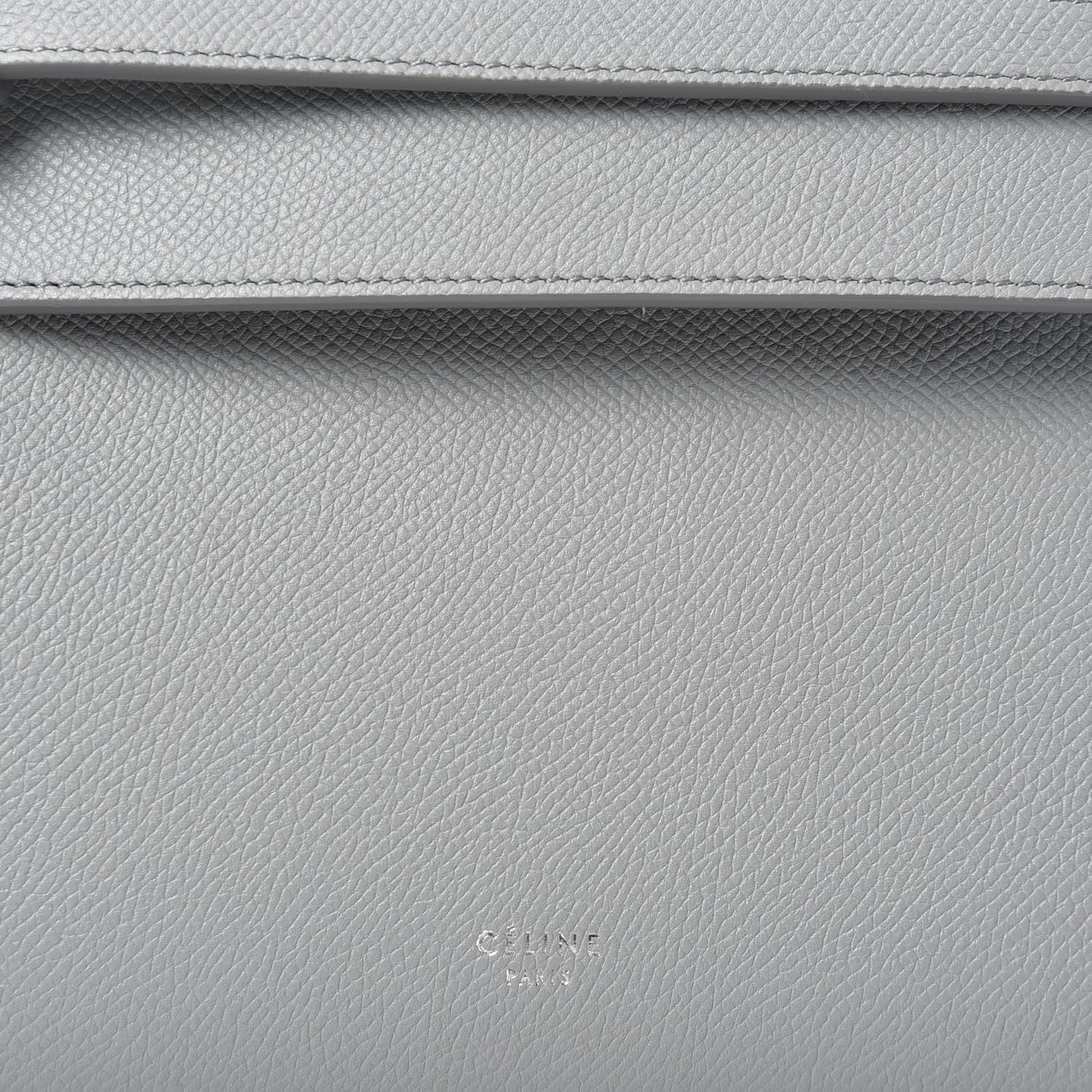 Celine Grained Calfskin Micro Belt Bag Cloud 9 of 9