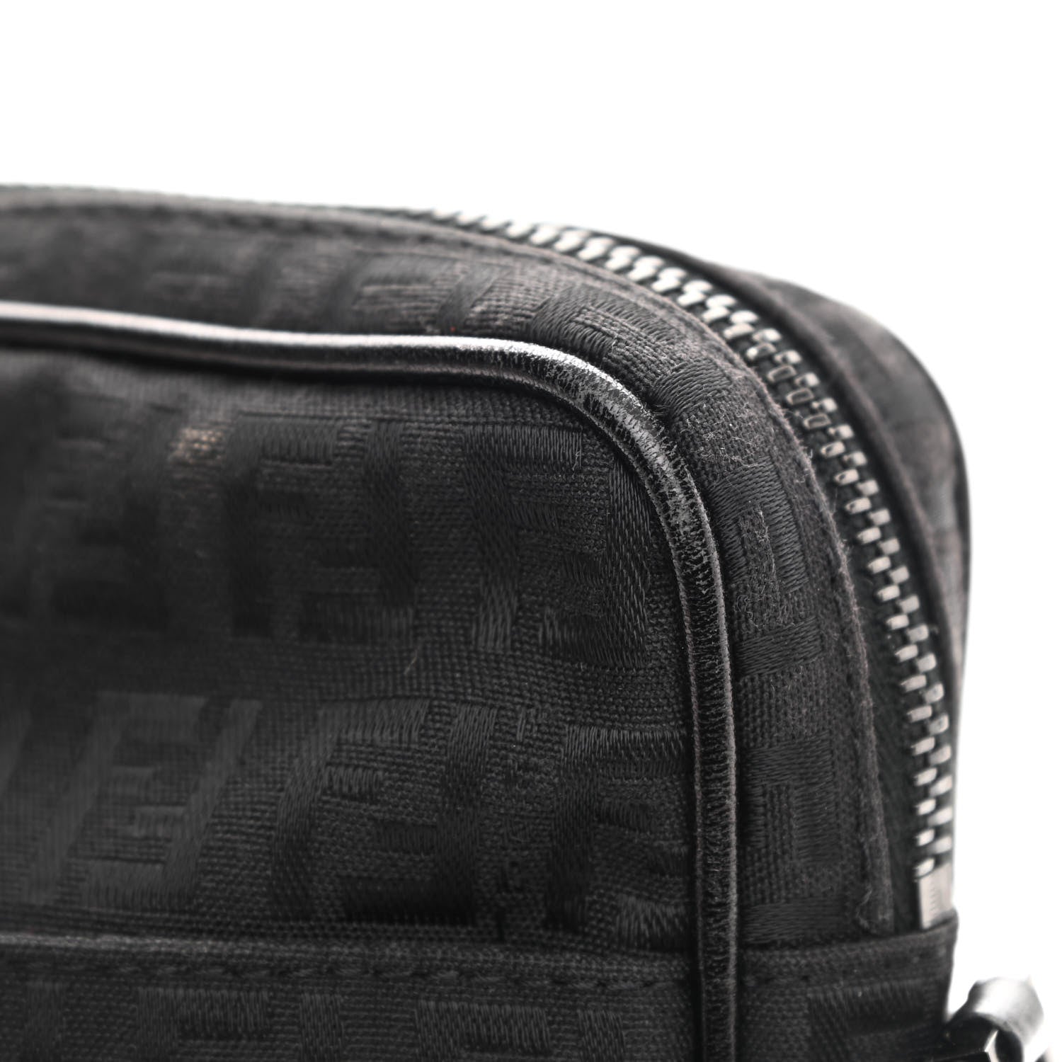 Fendi Zucchino Crossbody Black 12 of 12