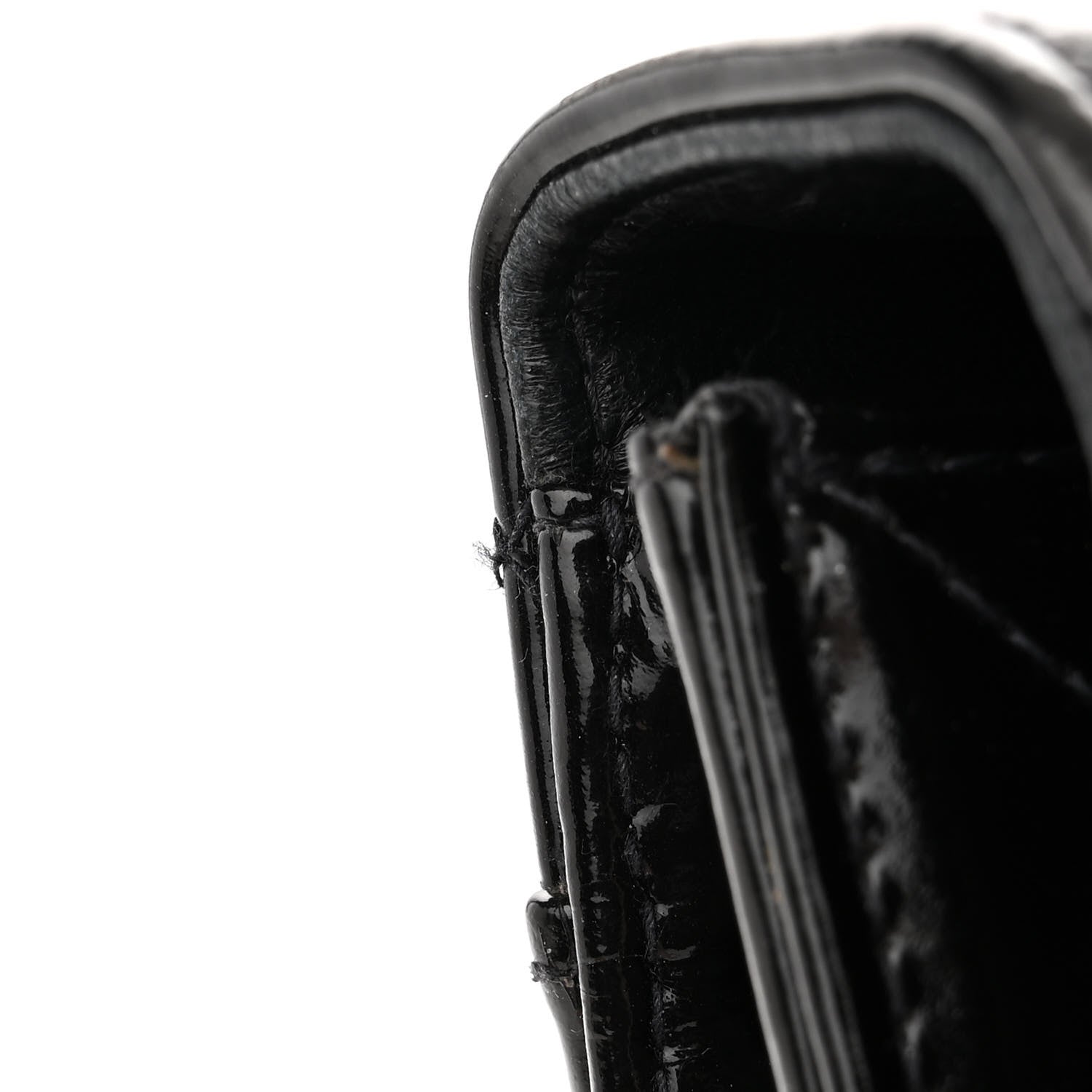 Chanel Patent Quilted Briefcase Laptop Bag Black 14 of 16