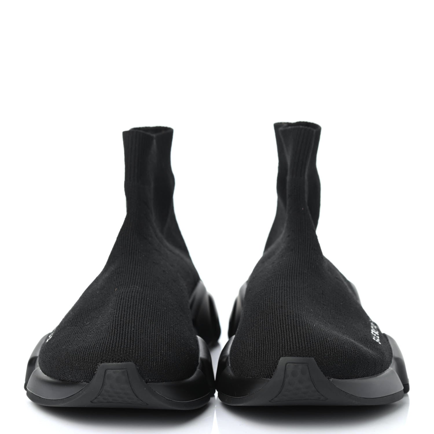 Balenciaga Neoprene Knit Womens Speed Sneakers 39 Black 2 of 4