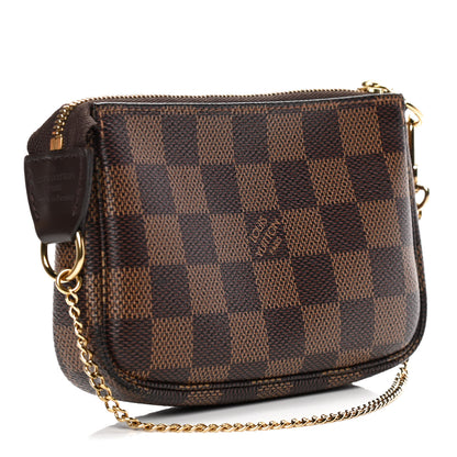 Louis Vuitton Damier Ebene Mini Pochette Accessories 3 of 13