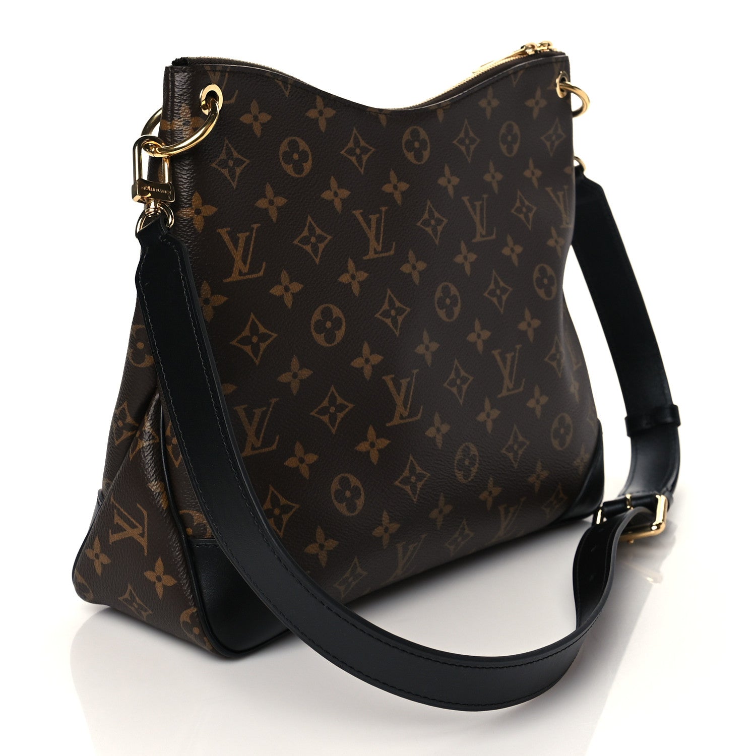 Louis Vuitton Monogram Odeon MM Black 3 of 9