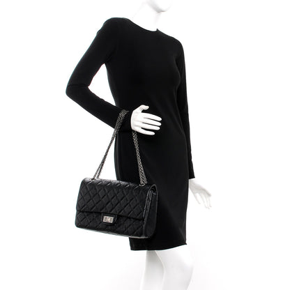 Chanel Aged Calfskin Quilted 2.55 Reissue 227 Flap Black 3 of 9