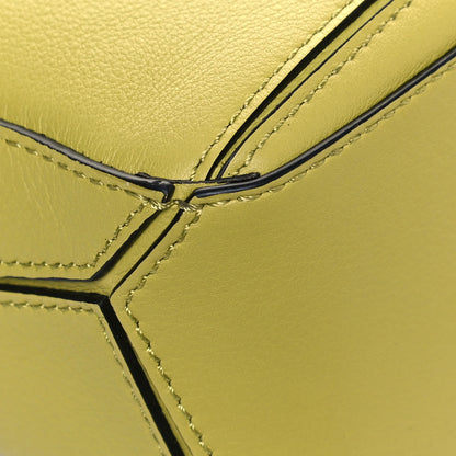 Loewe Calfskin Mini Puzzle Bag Yellow 9 of 13
