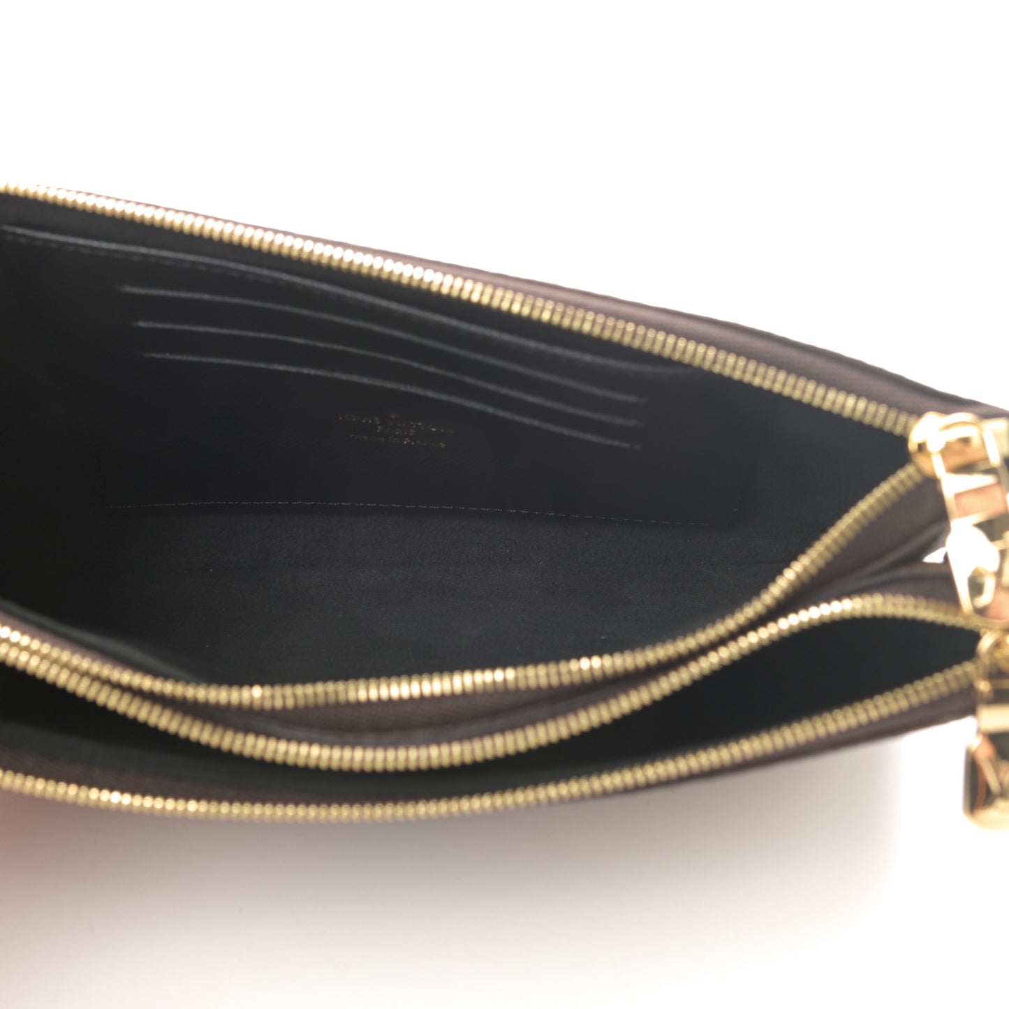 Reverse Monogram Giant Double Zip Pochette