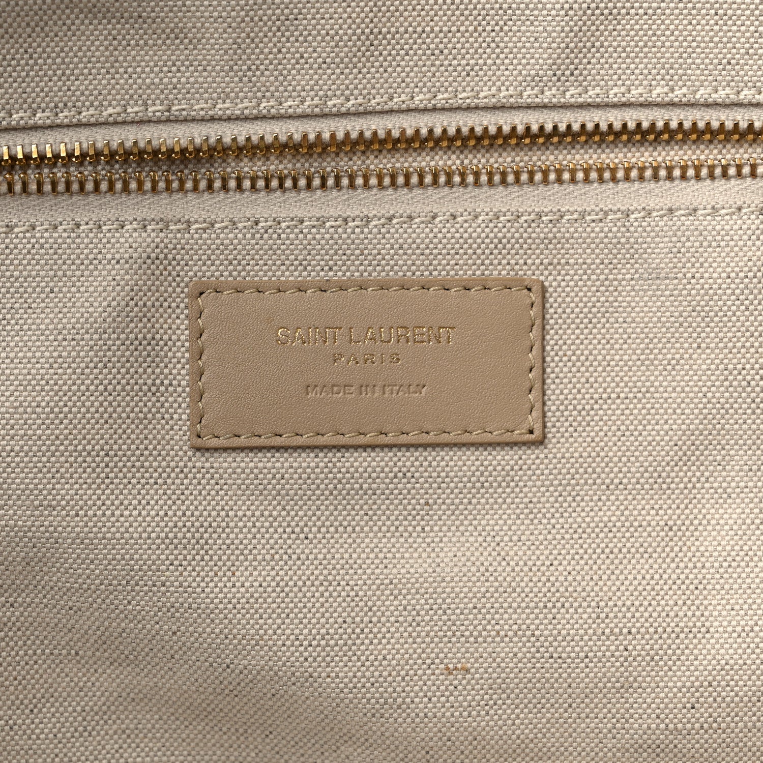 Saint Laurent Nubuck Suede Quilted Maxi Icare Shopping Tote Beige 7 of 14